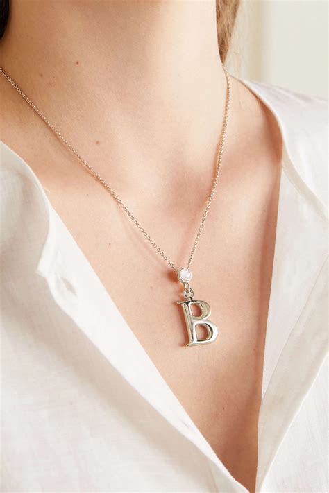 Chloé Alphabet Necklace .